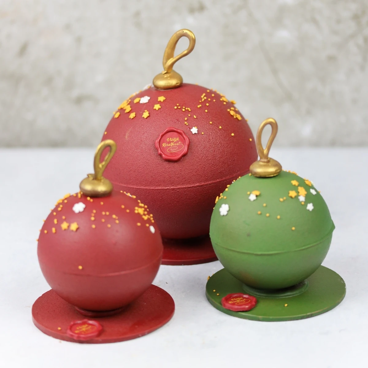 Kerstbal melk - Afbeelding 3