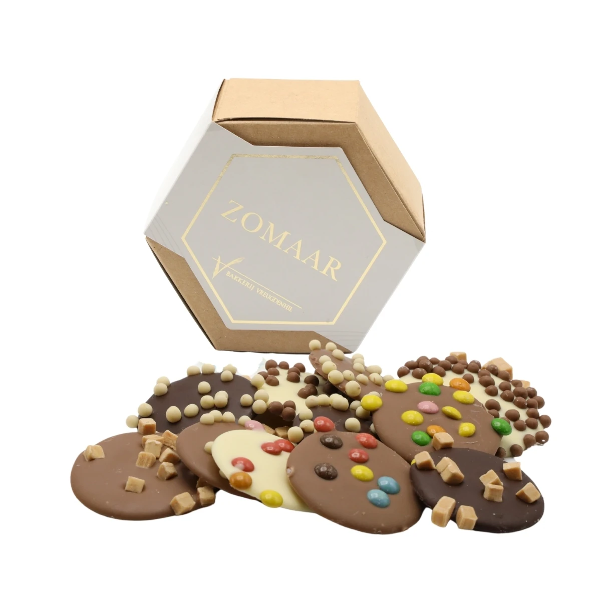 Hexagon cadeau doosje "Zomaar"